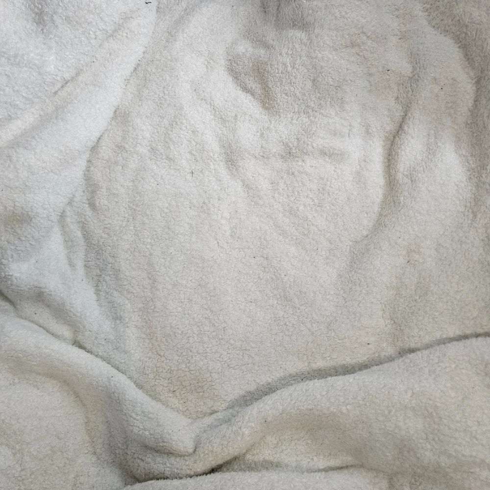 UGG Blasdale King 3 Pc Comforter Set Knit Ivory Gray Chenille Sherpa Reversible